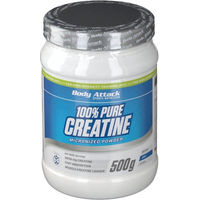 Produktbild von Body Attack 100 % Pure Kreatin Monohydrat Pulver ohne Zusatzstoffe 1000 g