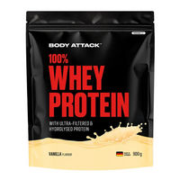 Produktbild von Body Attack 100% Whey Protein Konzentrat Pulver Vanille 900g