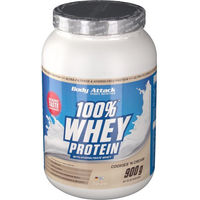 Produktbild von Body Attack 100 % Whey Protein Pulver Cookies & Cream Low Carb