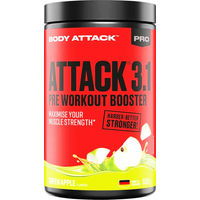 Produktbild von Body Attack Attack 3.1 Protein Pulver Green Apple 600 g
