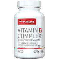 Produktbild von Body Attack B-Komplex Vitamin B-Komplex Kapseln 100 Stück