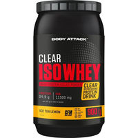 Produktbild von BODY ATTACK Clear Iso-Whey Isolat Pulver Zitrone laktosefrei und zuckerfrei 900 g