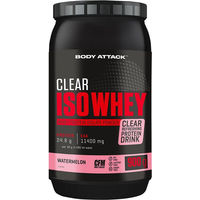 Produktbild von BODY ATTACK Clear Iso-Whey Isolat Pulver Zitrone laktosefrei und zuckerfrei 900 g