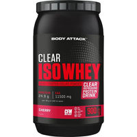Produktbild von BODY ATTACK Clear Iso-Whey Isolat Pulver Zitrone laktosefrei und zuckerfrei 900 g