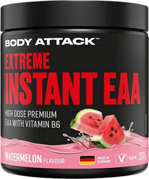 Body Attack Extreme Instant EAA Pulver Watermelon vegan zuckerfrei 300 g – Bild 1 von 4