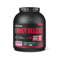Produktbild von Body Attack Extreme Whey Deluxe Erdbeere 2,3 kg Eiweißpulver zuckerarm