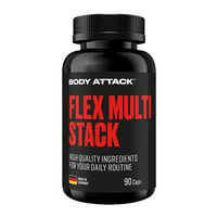 Produktbild von Body Attack Flex Multi Stack mit Boswellia Weihrauch 90 Kapseln
