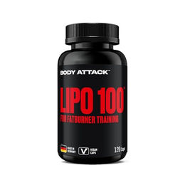 Body Attack LIPO 100 vegane Kapseln 120 Stück – Bild 1 von 3