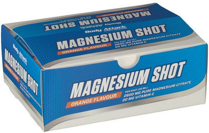 Body Attack Magnesium Citrat Shots Orange Ampullen für Sportler – Bild 1 von 2