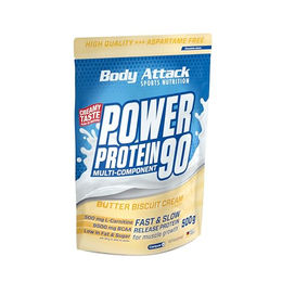 Body Attack Power Protein Pulver Butter Biscuit Cream 500 g – Bild 1 von 5