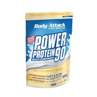 Produktbild von Body Attack Power Protein Pulver Butter Biscuit Cream 500 g