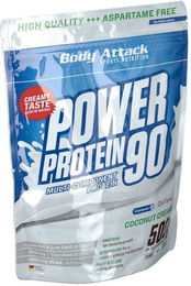 Body Attack Power Protein Pulver Coconut Cream 500 g – Bild 1 von 2