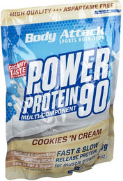 Body Attack Power Protein Pulver Cookies & Cream 500 g – Bild 1 von 2
