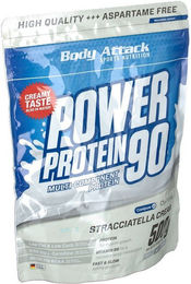 Body Attack Power Protein Pulver Stracciatella Cream 500 g – Bild 1 von 2
