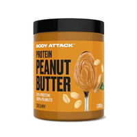 Produktbild von Body Attack Protein-Cream Peanut Butter, 1kg - Erdnussbutter mit 30% Protein, vegan und glutenfrei