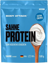 Body Attack Protein-Cream Sahne Pulver zuckerfrei und laktosefrei 500 g – Bild 1 von 1