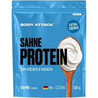 Produktbild von Body Attack Protein-Cream Sahne Pulver zuckerfrei und laktosefrei 500 g