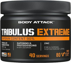 Body Attack Tribulus Extreme Vegetarische Kapseln 80 Stück – Bild 1 von 1