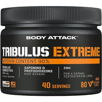 Produktbild von Body Attack Tribulus Extreme Vegetarische Kapseln 80 Stück