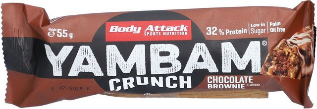 BODY ATTACK Yambam Crunch Proteinriegel Schokolade Brownie – Bild 1 von 2