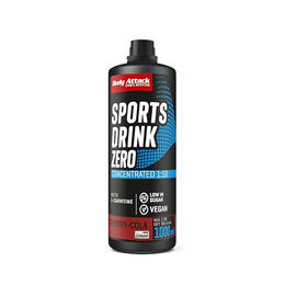 Body Attack Zero Sports Drink Sirup Cola-Cherry zuckerfrei vegan 1000 ml – Bild 1 von 3