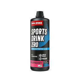 Body Attack Zero Sports Drink Sirup Himbeere zuckerfrei vegan 1000 ml – Bild 1 von 2
