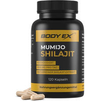 Produktbild von Body Ex Mumijo Shilajit Kapseln hochdosiert vegan 120 Stück