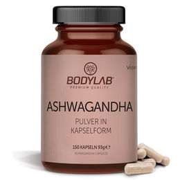 Bodylab24 Ashwagandha Kapseln vegan ohne Zusatzstoffe 150 Stück – Bild 1 von 3
