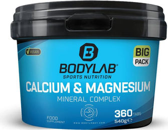 Bodylab24 BIG PACK Calcium & Magnesium Komplex Tabletten für Sportler 300 Stück – Bild 1 von 2