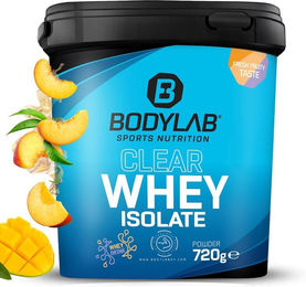 Bodylab24 Clear Whey Isolate Mango-Pfirsich-Eistee Pulver 1000 g – Bild 1 von 3