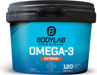 Bodylab24 Omega-3 Extreme Kapseln für Sportler, 120 Stück – Bild 1 von 3