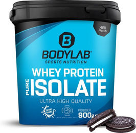 Bodylab24 Whey Protein Isolat Cookies & Cream Pulver 900 g zuckerfrei laktosefrei ohne Zusatzstoffe – Bild 1 von 4