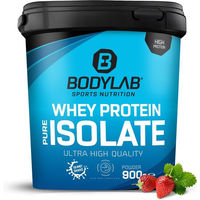 Produktbild von Bodylab24 Whey Protein Isolat Erdbeere 900 g Pulver