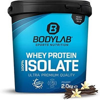 Produktbild von Bodylab24 Whey Protein Isolat Vanille laktosefrei und zuckerfrei 900 g Pulver