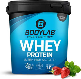 Bodylab24 Whey Protein Pulver Erdbeere 1000 g – Bild 1 von 3
