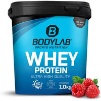 Produktbild von Bodylab24 Whey Protein Pulver Himbeer-Joghurt ohne Zusatzstoffe