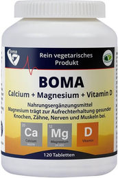 Boma Calcium Magnesium Vitamin D Tabletten 120 Stück für Erwachsene – Bild 1 von 2