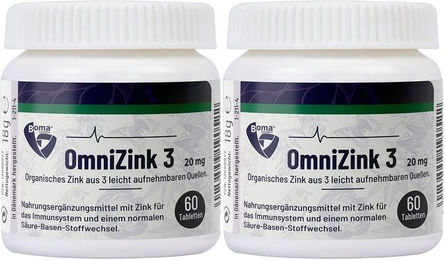 Boma OmniZink 3 Zink Tabletten 20 mg 120 Stück – Bild 1 von 1