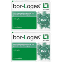 Produktbild von bor-Loges Bor Tabletten laktosefrei und glutenfrei 120 Stück