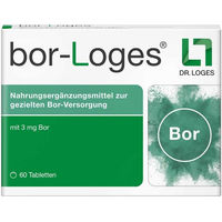 Produktbild von bor-Loges Bor Tabletten laktosefrei und glutenfrei 60 Stück