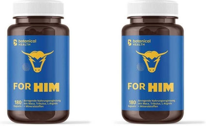 Botanical Health Lady Passion For Him Kräuter-Komplex mit L-Arginin Kapseln 180 Stück – Bild 1 von 3