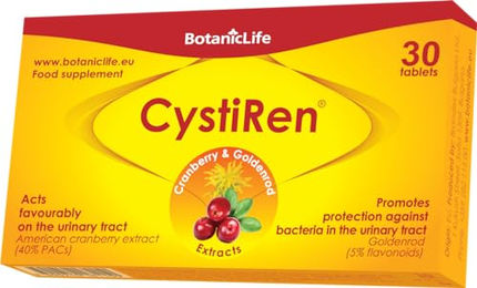 BotanicLife CystiRen Kräuter-Komplex Tabletten vegan 30 Stück – Bild 1 von 4