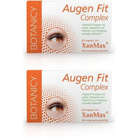 Produktbild von BOTANICY Augen Fit Aktiv Vitamin-Kombination Kapseln vegan für Erwachsene 120 Stück