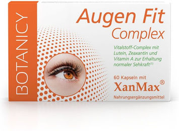 Botanicy Augen Fit Aktiv Vitamin-Kombination Kapseln vegan für Erwachsene 60 Stück – Bild 1 von 1