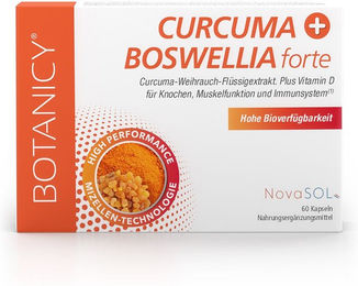 BOTANICY Curcuma + Boswellia forte Mizellar Kapseln vegetarisch 60 Stück – Bild 1 von 2