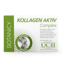 Produktbild von Botanicy Kollagen Aktiv Complex mit UC-II Kollagen Typ II Kapseln ohne Zusatzstoffe 30 Stück