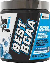 BPI Sports Best BCAA Aminosäuren Pulver Blue Raspberry 30 Portionen – Bild 1 von 3