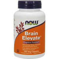 Produktbild von Brain Elevate Now Foods vegetarische Kapseln 120 Stück