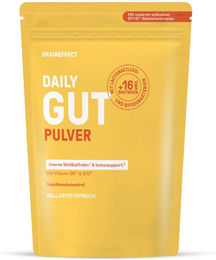 BRAINEFFECT Daily Gut Neutral Probiotika und Ballaststoffe mit 12 Mrd. Kulturen Pulver 240g ohne Zusatzstoffe – Bild 1 von 1