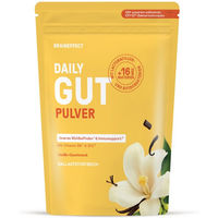 Produktbild von BRAINEFFECT Daily Gut Vanille Probiotika Pulver mit 12 Mrd. Bakterienkulturen 240g